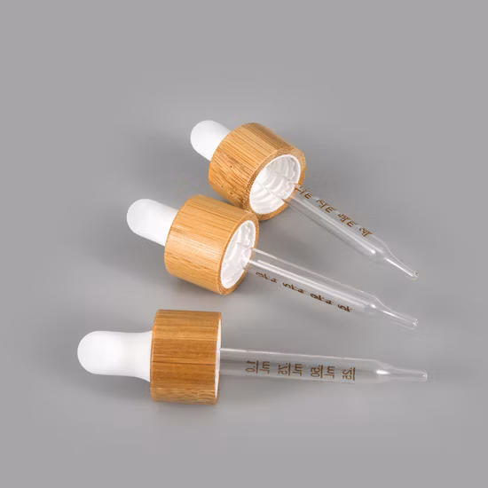 Dropper, Plastic Head Series Cosmetic Bottle Gold Gel Head + Electrochemical Aluminum Cap + Glass Dropper